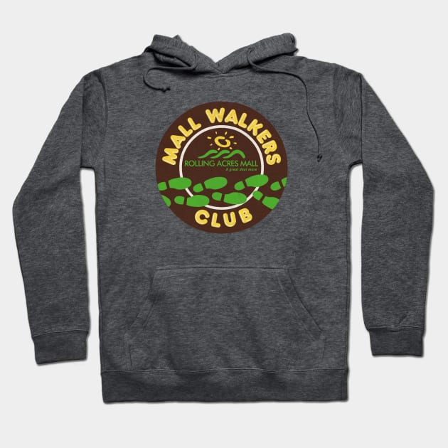 Rolling Acres Mall Mall Walkers Club Hoodie by Turboglyde